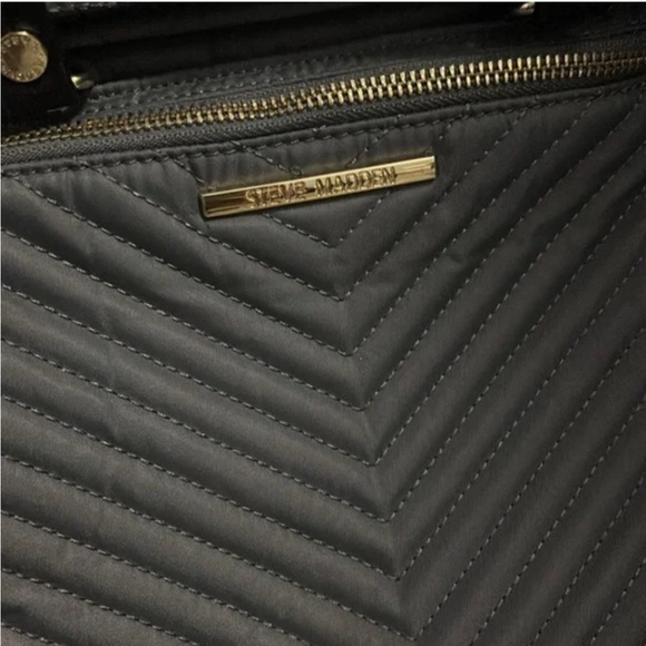 Steve Madden Nylon Quilted Backpack Travel Bag - Picture 3 of 10